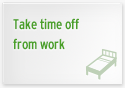 Take time off from work